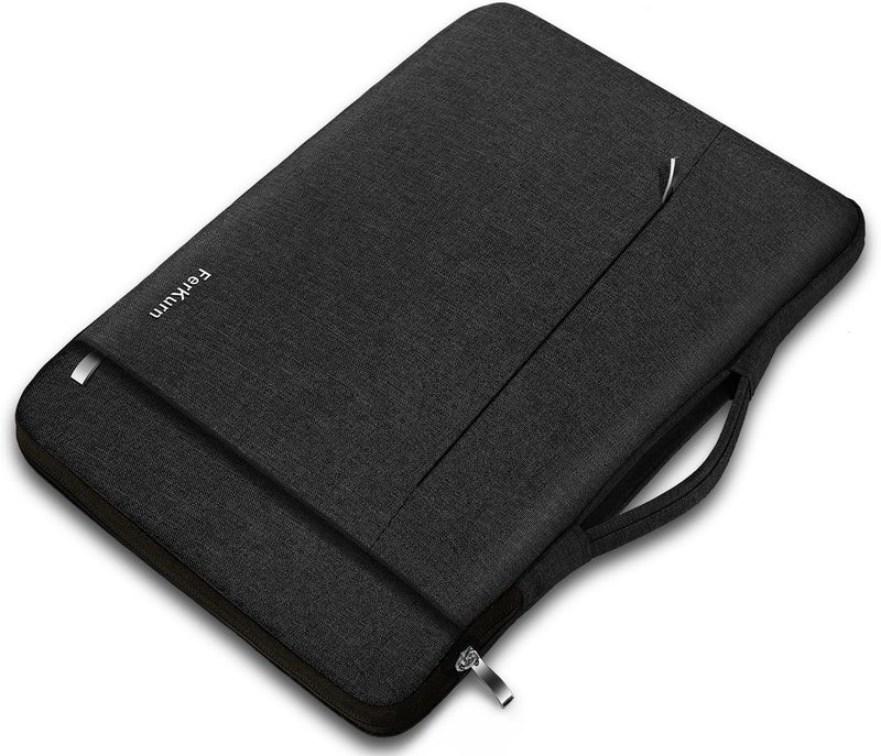 Ferkurn Laptop Case Sleeve for Men Women Chromebook Case Compatible with MacBook Air/Pro Lenovo Surface HP Dell ASUS Acer, 15.6 inch, Black - Image 1